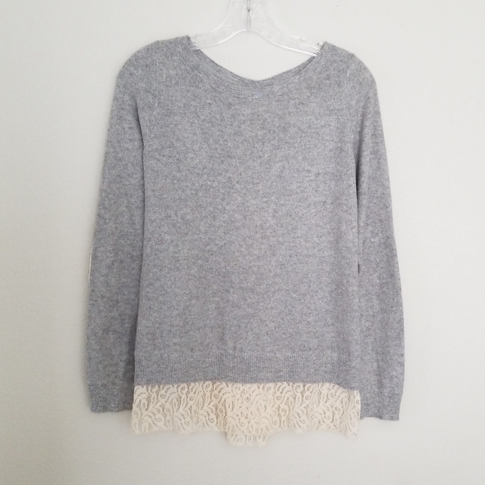 Angel of the North Anthropologie Lace Sweater
